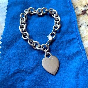 Original Tiffany & Co. Silver Heart 925 bracelet.